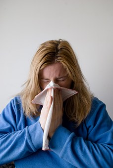 sick woman